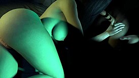 Hentai 3D uncensored with Asian wife cheating and taking monster cock in anal