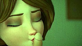 Aunty cass enjoys dicks and fucking in anime big hero 6 parody