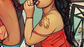 Yo, Mommy slurps stepbro's big cock like she's got no teeth!