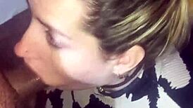 Rica Latina Slut Deepthroats Black Cock For Cum