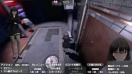 celeca-san exposes herself in a naked coat without being noticed