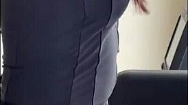 Diet-Driven Energetic Girl Filmed in Hotel Action Scene