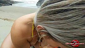 uma gozada dentro na praia with melody and her hung friend in brazil xred