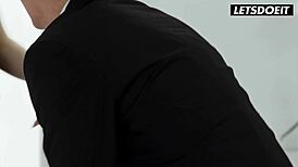 Elegant blonde Casey in stockings banging boyfriend raw - Whiteboxxx