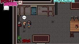 Feeling The Thrill Of Watching Porn With A Busty Woman In Hentai Zombies Retreat Part 5