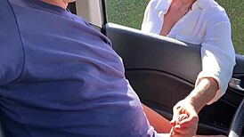 i got caught masturbating in the car and a stranger helped me finish