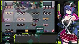 New Eromancer Bound in Bondage, Fingered and Toyed in Hentai Game