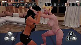 Aurora Vs Anya Naked Fighter 3D