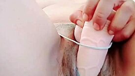 Watch This Latina's Intense Masturbation With Huge Dildo! She Cums Twice, See Her Juicy Tits!