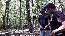 Southern Couple Licks Ass and Deepthroats in Public Forest