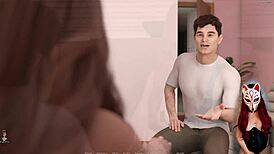 milf grows big tits in cosplay anime