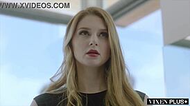 Wow! Vixenplus Bunny’s First Threesome with Escort Autumn Falls Rocks! Watch Her Ride and Dive!