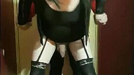 Crossdresser Slams Ass to Mouth in Wild Homemade Collection