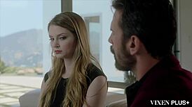 Wow! Vixenplus Bunny’s First Threesome with Escort Autumn Falls Rocks! Watch Her Ride and Dive!