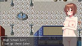 girl ends up naked in another world