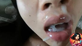 Asian Student Gets Fucked and Swallows Massive Cum Load