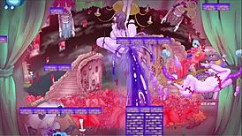 i'm playing as exorcist yukiho in the labyrinth of despair, facing the sexual training boss