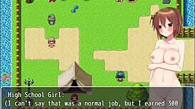 girl ends up naked in another world