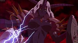 Who are the anime queens in this exiled virgin compilation?