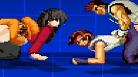 Yuri and Rin get wild in raw anime hentai action.