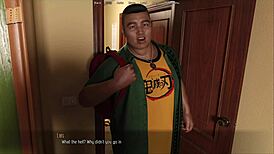 Curvy mature and teen in sexy outfits clash in huge 3D porn showdown at halfway house.