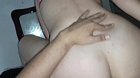 Curious Redhead Latina Explores New Intimate Positions in Her Home Setting