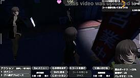 celeca-san exposes herself in a naked coat without being noticed