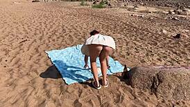 Sun and Sex Ignite Couples in Quick Public Beach Blowjob Session