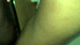 Skinny beauty with natural big boobs gets wild at a party