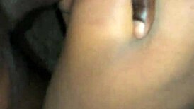 Skinny beauty with natural big boobs gets wild at a party