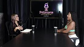 Client spanks her, does anal with two cocks fulfilling her fetish - Vicky Menage.