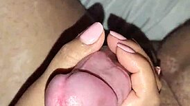 Veredlatina drips wet cum from her tits.