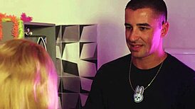 Hot Brunette Couple Bangs Hard with Interracial Monster Cock After Party