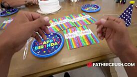 Virgin Teen's Pussy Throbs for Step Dad's Knob in Tense POV