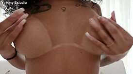 I’m amazed by Brazilian Ariella Ferraz taking triple cock action