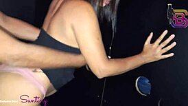 Outdoor interracial encounter with lovers