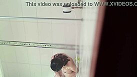 Hidden cam catches cute Argentinian nurse stripping at Monterrey institute.