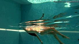 omg, hottest petite irina russaka with small tits underwater! 😍