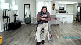 Fucked up family bangs robot hard with Rebel Rhyder in anal action.