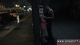 nylon feet girl in glasses gets dominated hard! damn, what a wild scene!