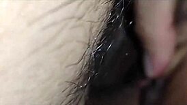 Stretched His Wife's Ass with Fingers and Big Dick