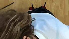 i passionately fucked the teacher and cummed on her glasses