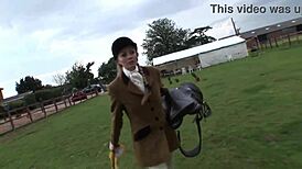 Carolina De Lys, how do you handle that outdoor cock?