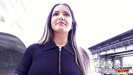 German Scout Seduces Big Butt Teen Crystal Richi for First Anal Casting