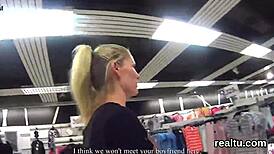 Glamorous Czech Teen Gets Seduced In Supermarket