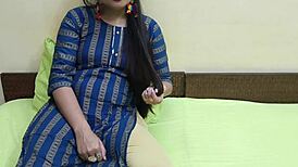 Man, I banged my sexy Indian saali Saarabhabhi6 in the bedroom!