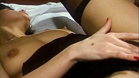 Cumshot in mouth of vintage spanish slut!