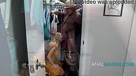 Fucked up family bangs robot hard with Rebel Rhyder in anal action.