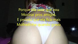 First porno vid of my naughty wife, damn she’s hairless and takes cum on ass! 😍