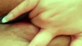 An excited latina woman gets wet while masturbating and sends a homemade video to her boyfriend